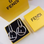 Fendi earrings F studs - Image 5
