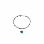 𝐓𝐢𝐟𝐠𝐧𝐲 & 𝐜𝐨 Tiffany Blue Heart Bracelet