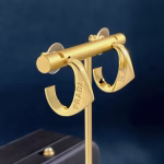 PRADA Personality Polished Metal Texture