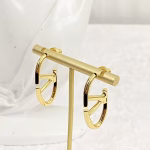 Valentino stud earrings best-selling styles are hotly launched❣ 🤠Valentino large logo earrings - Image 7