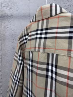 BURBERRY Checkered Button Jacket Coat - Image 10