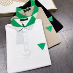 Bottega Veneta (BV) 2022 Spring-Summer New Men's Collared Polo Series - Image 6