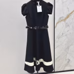 Dior 2025 Early Spring Latest Miss Series Puff-Sleeve Dress