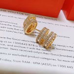 Hermès earrings, 1:1 original from the counter. New starry sky H Hermès earrings, with excellent texture, exquisite craftsmanship, very versatile and cute. - Image 3