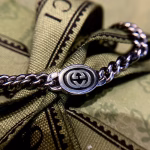 4mm Double G Black Enamel Logo Bracelet with Horsebit Chain Design - Image 7