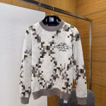 Louis Vuitton Year of the Snake Camouflage Embroidery Pullover Sweater
