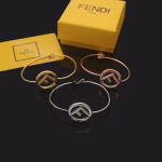 2021🆕Fendi Bracelet, Letter F, Polished Surface - Image 4