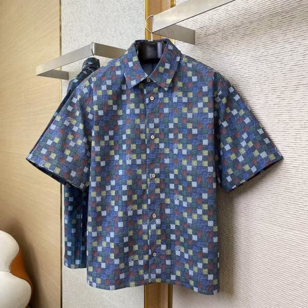 1 LV Louis Vuitton Checkerboard Collar Set - Image 1