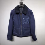 LV Louis Vuitton 2024 New Winter Denim Workwear Jacket Coat