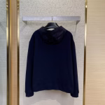 MIUMIU Logo Embroidered Drawstring Hooded Jacket - Image 6