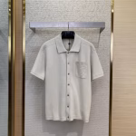 LV Louis Vuitton Pocket Embossed Short-Sleeve Knitwear