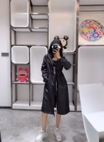 Moncler New Women's Long Hooded Trench Coat - Image 7