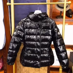 Moncler Barante Fitted-Waist Mid-Length Down Coat