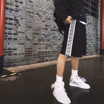 Nike Overseas Version Retro Patchwork Logo Tape Reflective Shorts - Image 2