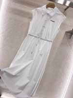 MiuMiu 2025 Lace Collar Camisole Dress - Image 6