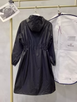 Moncler New Women's Long Hooded Trench Coat - Image 6