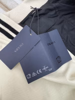 Prada 2024 New Retro Preppy Style Flight Jacket / Baseball Jacket Coat - Image 6