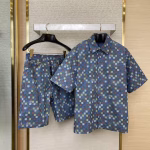 LV Louis Vuitton Checkerboard Collar Set - Image 3