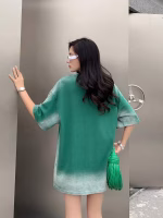 LV (Louis Vuitton) vintage distressed washed Nigo collaboration duck pattern couple T-shirts - Image 7