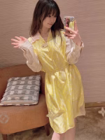 LV Macaron cream colorway Summer collection classic Monogram printed dress - Image 7