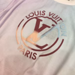 LV macaron color tie-dye gradient versatile T-shirt - Image 6