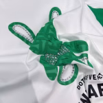 LV European-style Fashionable Cartoon Printed Rhinestone-Embellished Color-Block Loose Mid-Length Short-Sleeve T-shirt - Image 7