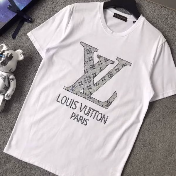 2 LV Fashionable Minimalist Short-Sleeve T-Shirt - Image 1