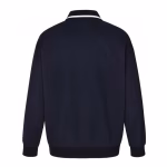 MiuMiu Black and White Collar Zip-Up Coat - Image 7