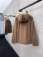 MIUMIU Logo Nylon Hooded Zip-Up Jacket - Image 3