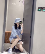 MLB New York Yankees All-over Monogram Short-sleeve T-shirt - Image 7