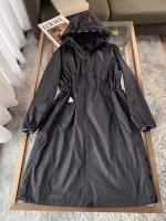 Moncler New Women's Long Hooded Trench Coat - Image 8