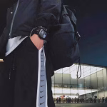 Nike Overseas Version Retro Patchwork Logo Tape Reflective Shorts - Image 3