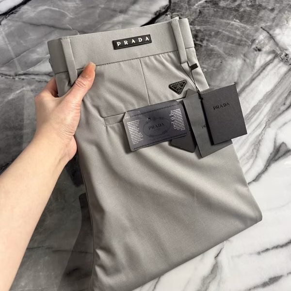 2 PRADA 2025 Spring/Summer New Arrival Men's Trousers for Counter - Image 1