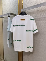 LV Louis Vuitton Letter Print Crew Neck Short-Sleeve T-Shirt - Image 4