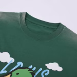 LV Distressed Washed Nigo Collaboration Duck Design Couples' T-Shirt - Image 8
