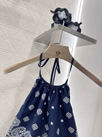 Miu Miu 2025 New Arrival Halter Camisole and Short Skirt Set - Image 8