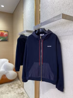 MIUMIU Logo Embroidered Drawstring Hooded Jacket - Image 8