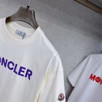 Moncler 2025 Spring/Summer New Short-Sleeve Crew Neck T-Shirt - Image 8