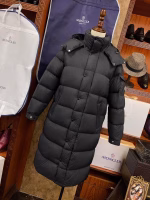 Moncler Unisex Hanovcrtan Matte Long Down Coat - Image 4