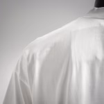 Prada 2025 3D Double Image Letter Embroidered Short-Sleeve T-Shirt - Image 8