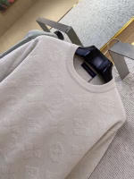 LV Louis Vuitton Embossed Crew Neck Pullover - Image 8