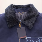 LV Louis Vuitton 2024 New Winter Denim Workwear Jacket Coat - Image 9