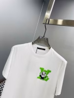 LV (Louis Vuitton) 2022 Men's Crew Neck Short-Sleeve and Shorts Sportswear Set - Image 9