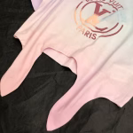 LV macaron color tie-dye gradient versatile T-shirt - Image 8