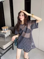 LV mesh sexy short-sleeve top - Image 8