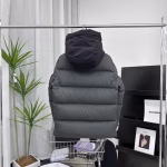 Moncler Madeira Black Knight Short Down Jacket - Image 5