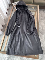 Moncler New Women's Long Hooded Trench Coat - Image 10