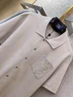 LV Louis Vuitton Pocket Embossed Short-Sleeve Knitwear - Image 6