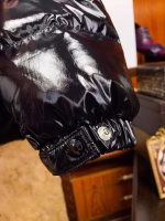 Moncler Barante Fitted-Waist Mid-Length Down Coat - Image 10