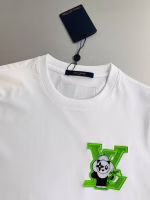 LV (Louis Vuitton) 2022 Men's Crew Neck Short-Sleeve and Shorts Sportswear Set - Image 2